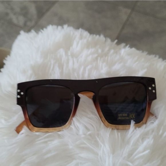 Classic Women Sunglasses Oprah Style Thick Square - Picture 2 of 2